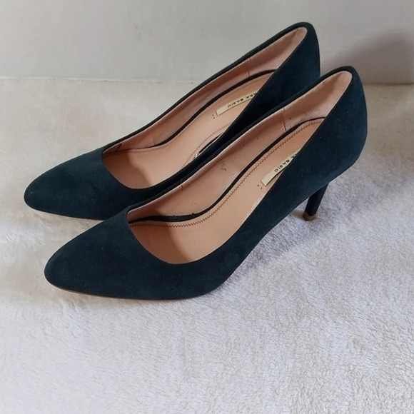 Zara Evergreen Stilletto Vegan Suede Pointed‎ Heels - Picture 3 of 13